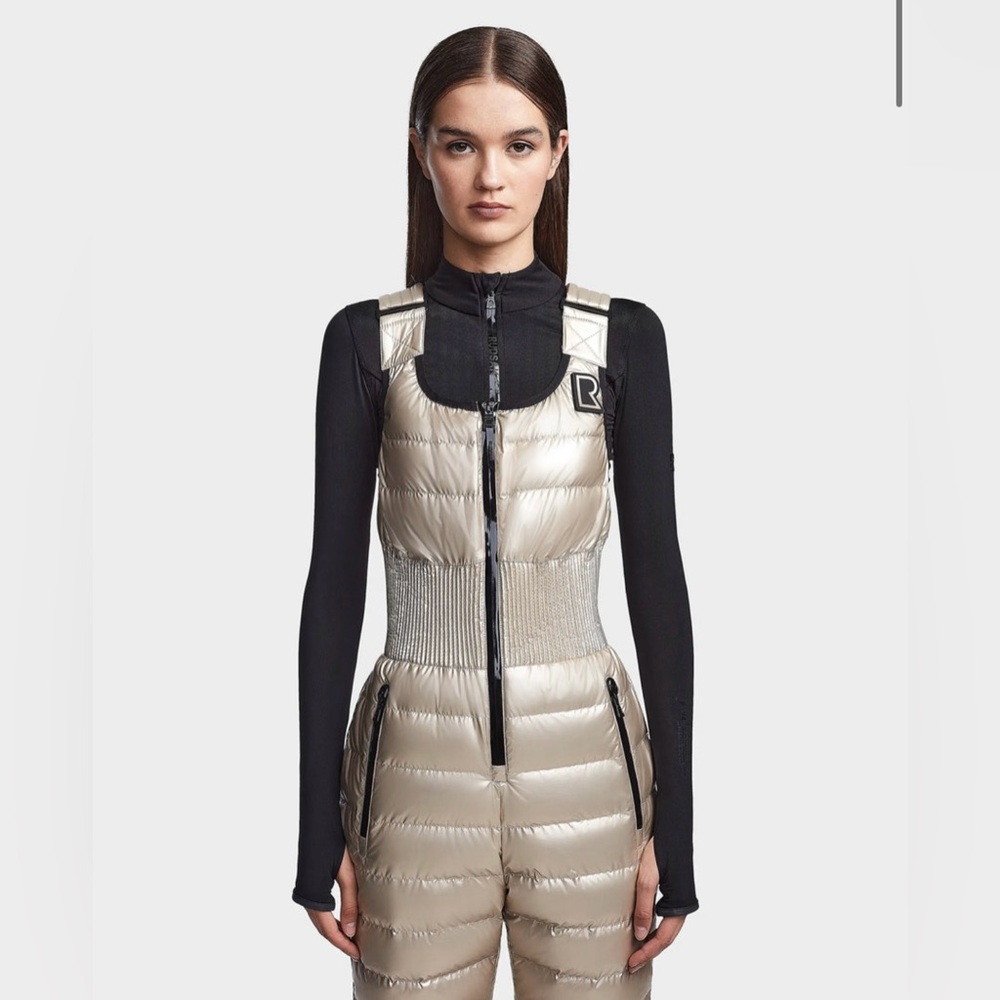 Rudsak fitted luxury ski suit in Gold